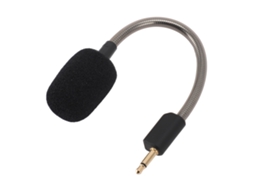 Mali microfone Removível para Headset Gamer Razer Blackshark V2 e V2 Pro com Plug 3.5mm Ouro e Braço Flexível