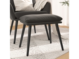 Vidaxl Apoio De Pés 45x29,5x35 Cm Veludo Cinzento-escuro