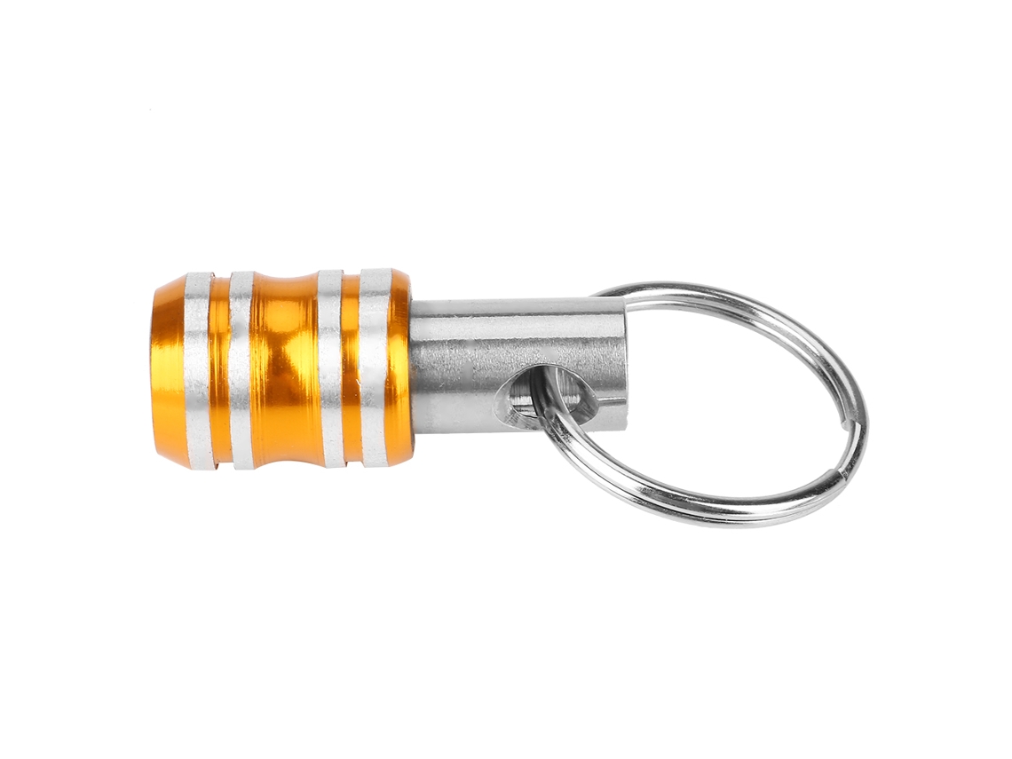 Barra de extensão hexagonal de 1/4" em aço inoxidável com liberação rápida