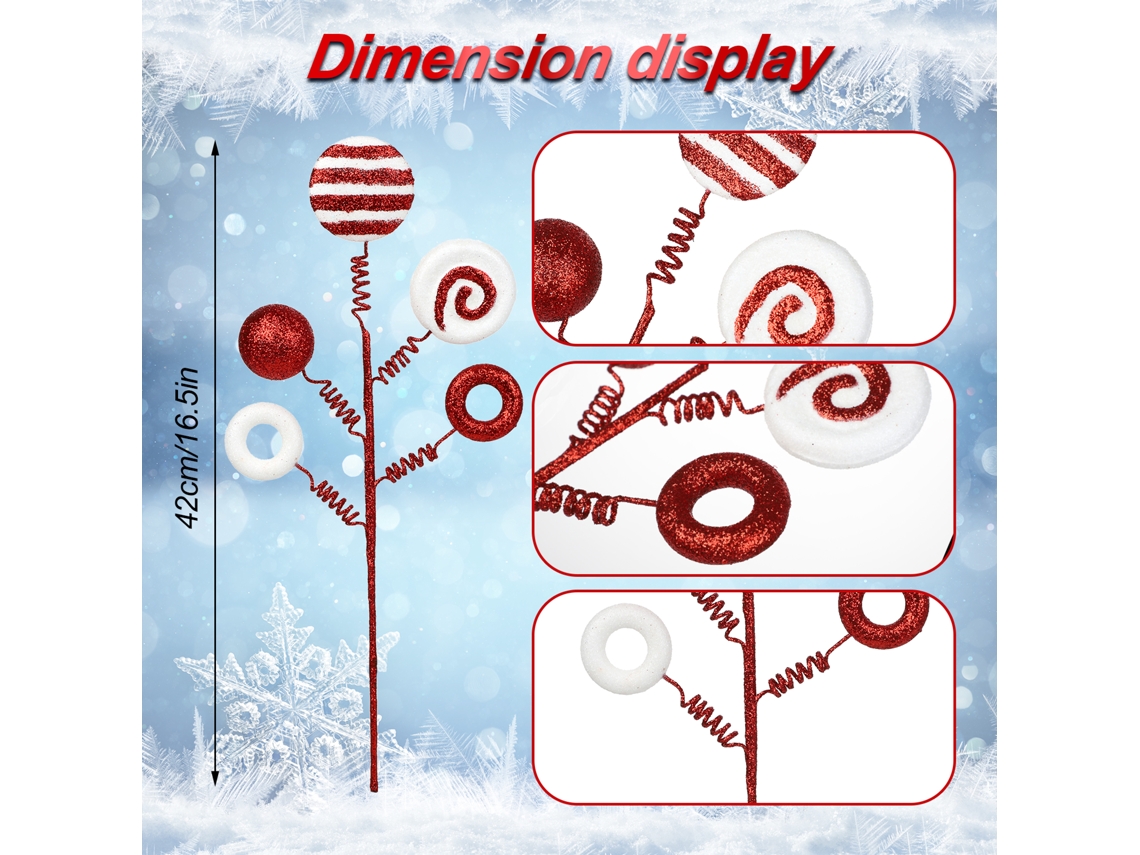 Kit de Doces para Diy com Decorações de Espuma para Natal LAXISCREED