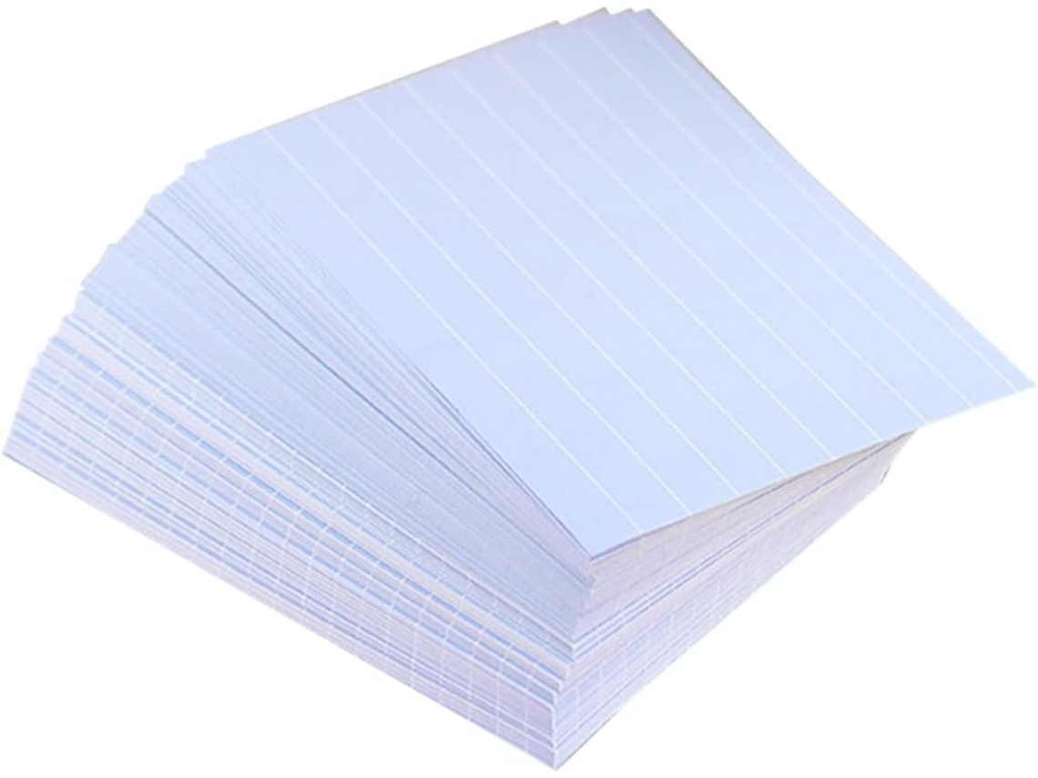 Fiches Cartes Mémoire Lignées En Papier Rose 150 Peças Bristol