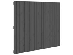 Wall Headboard, Wall Headboards Vidaxl Cinzeto Madeira De Pinho (127.5 X 110 Cm)