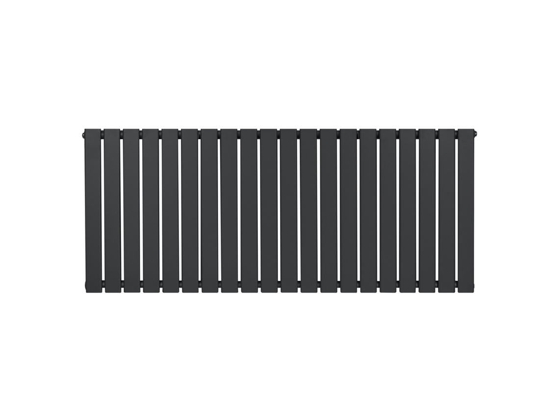 Radiador Plano Coluna Única 600x1400 Mm | Cinza Antracite | 1270w | Aço Carbono Durável | Instalação Simples |