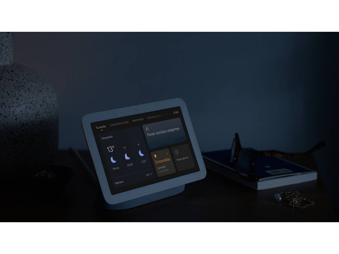 Assistente Inteligente GOOGLE Nest Hub 2ª geração (Google Assistant - Cinzento)