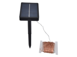 Laxiscreed Luz Solar Led Com 8 Padrões, 10m, 100 Leds Coloridos Para Jardim, Exterior E Festas