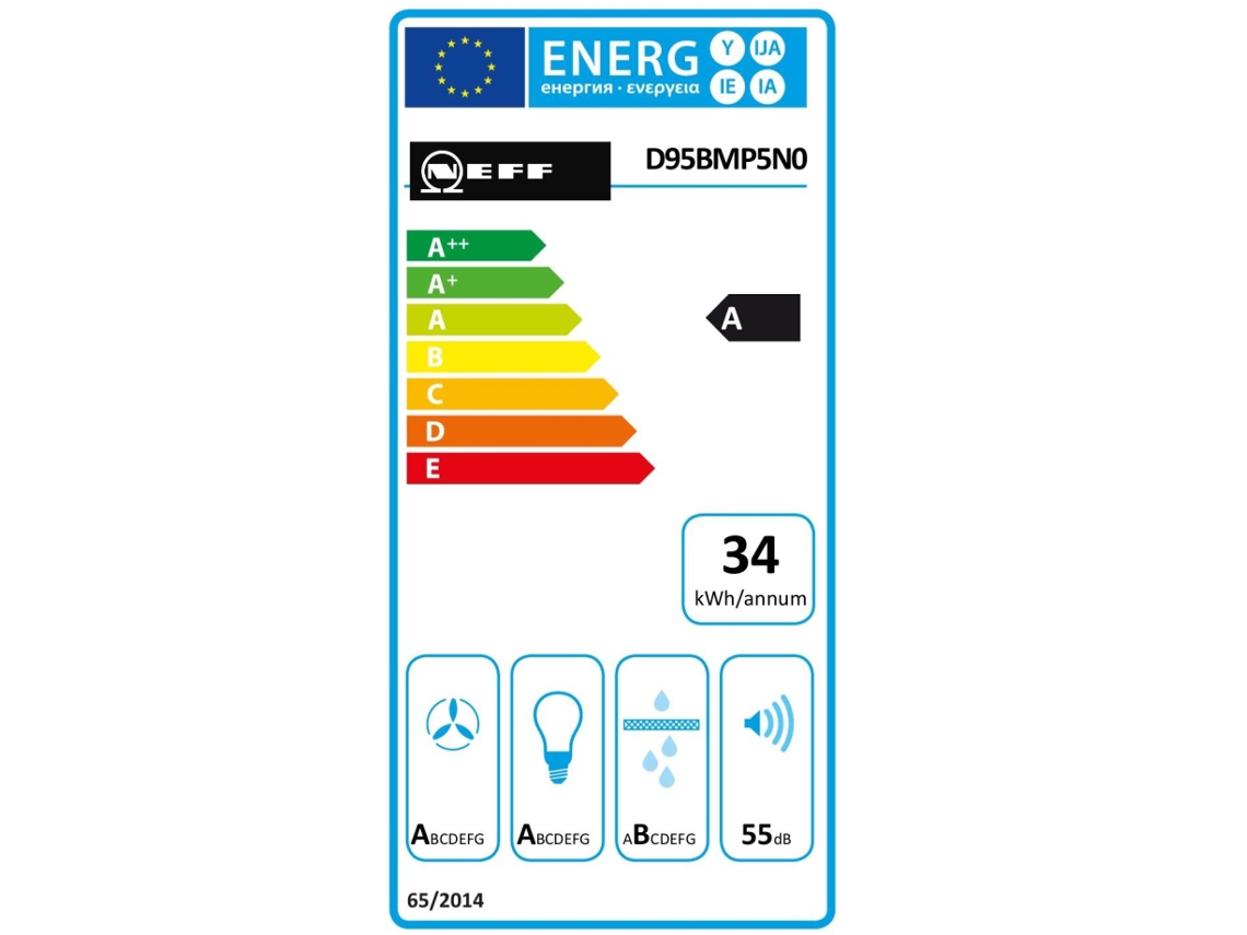 Exaustor NEFF D95BMP5N0 (90 cm Inox) Worten.pt