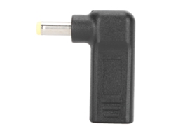 2026zentro-adaptador Type-c Para Dc Plug Fêmea Para Macho 4.8x1.7mm Ângulo Direito Conector Pd Dispositivo De Carregamento