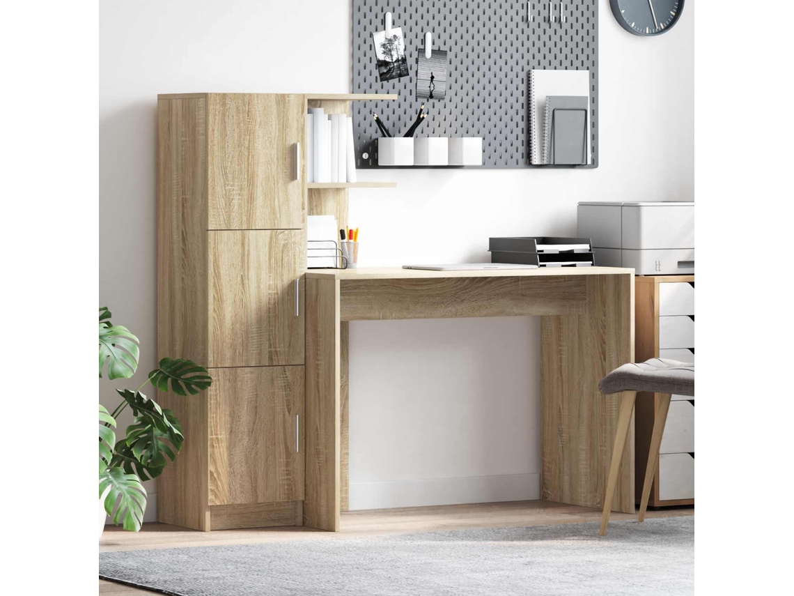 Vidaxl Mesa 2 Pcs Carvalho Sonoma