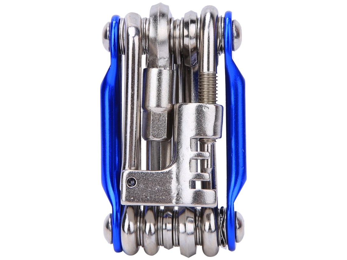 Conjunto De Ferramentas Multifuncionais Para Reparo De Bicicleta 11 Em 1 Com Cortador De Corrente T25 Para Mountain Bike