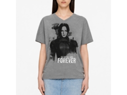 Rockinstone Hunger Games Movie Katniss Burn Forever Solid Graphite Adult T-shirt Size:s