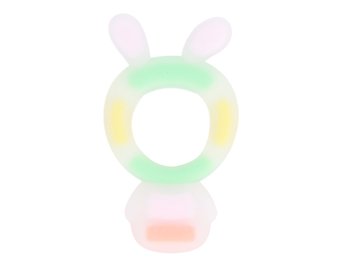 Mali brinquedo de Bico Dental Silicone para Bebê 0 6 Meses Coelho Cartoon Seguro Lavavajillas