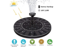 Atualização Para Bomba De Fonte Solar Com Kit De Painel Solar E Bateria De Reserva Wa22db