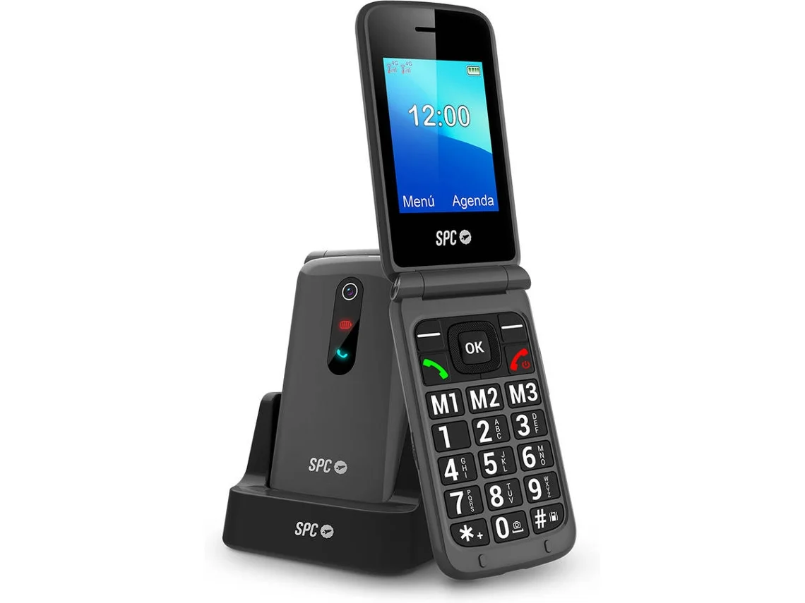 Telemóvel Senior SPC Stella 3 (Outlet Caixa Aberta - 2,8'' - Preto)
