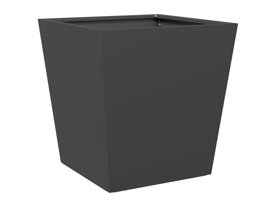 Garden Planter, Garden Planters Vidaxl Preto Aço (40 X 40 X 40 Cm)
