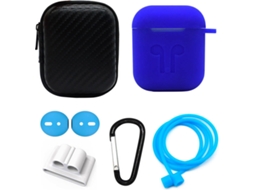 Capa WISETONY 5052439394743 (Para AirPods - Azul)