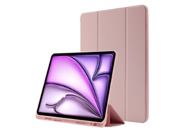 Capa de couro tripla Webake Skin Feel para tablet com compartimento para caneta