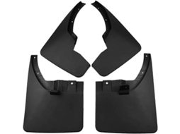 Kit 4 Choques Lama Nissan Navara 2017 2022 Dianteiro Traseiro Abs Protetor Anti Espalhamento