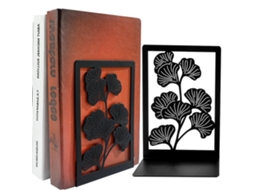 Suporte Para Livros De Metal,serre Livres Para Estante,bloco De Livros Para Escritório,escola Ou Casa Btforus (preto)