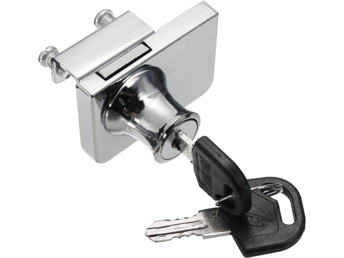 Fechadura para armário de vidro STELASPLEN, resistente, com 2 chaves de aço inox