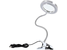 Lupa 8x, Lâmpada De Beleza Para Unhas, Luminária De Mesa E Escrivaninha Led Com Luz Circular Presilha Giratória 360°