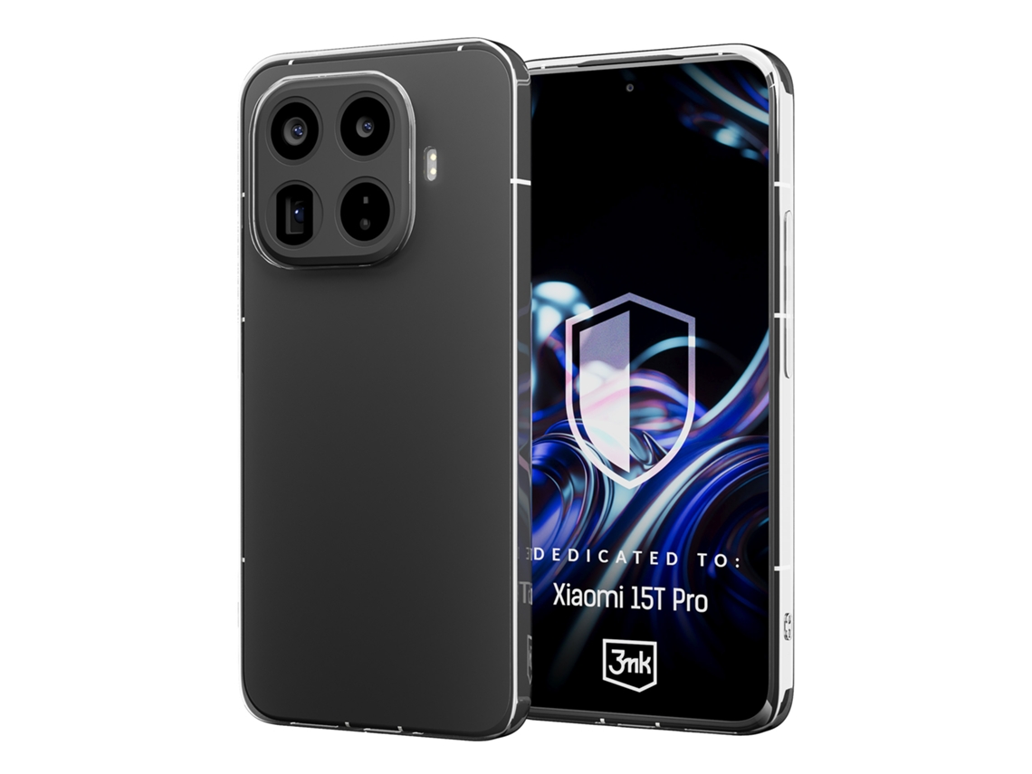 Capa Transparente 3mk Para Xiaomi 15t Pro 5g, Capa Protetora Para Celular.