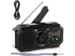 Rádio Movido A Energia Solar Com Manivela Para Geração De Energia De Emergência E Uso Externo Olysi Shop