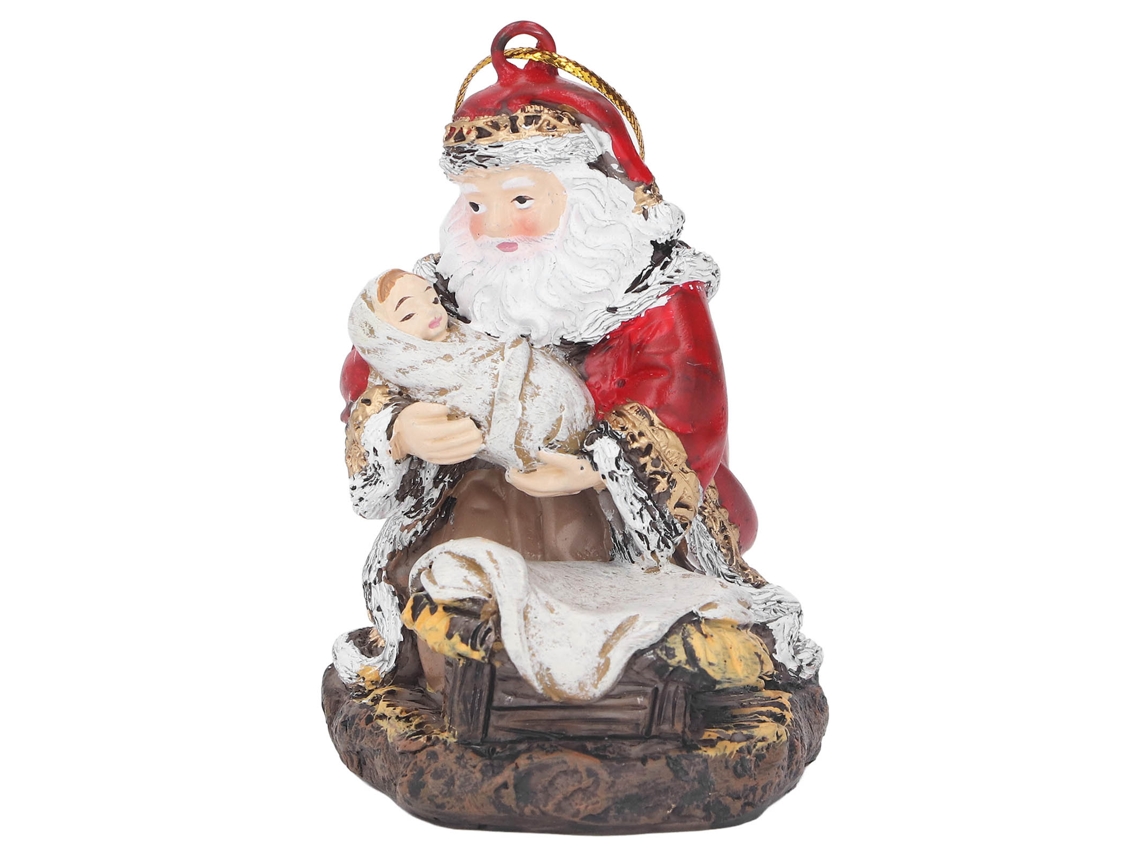 Adornos De Resina Papai Noel Detalhes Finos Para Ambiente Festivo