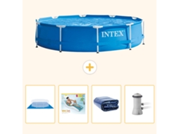 Intex Piscina Com Estrutura Redonda - 366x76 Cm - 5-peças S171