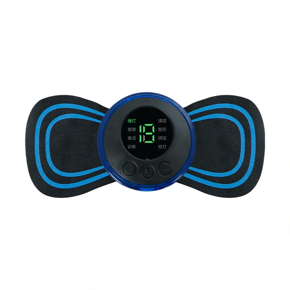 Massageador De Pescoço Portátil Com Controle Remoto Ems Para Massagem Cervical E Relaxamento Dos Ombros.