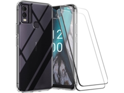 Conjunto de Películas de Ecrã Protetora Transpare para Nokia C32/C22 HONGWE. (2un)