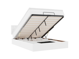 Cama Otomana com Colchões Leds Couro Artificial MAISON EXCLUSIVE (140x200 cm)
