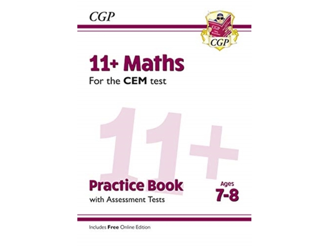 Livro 11 CEM Maths Practice Book amp Assessment Tests - Ages 7-8 de Cgp Books (Inglês)