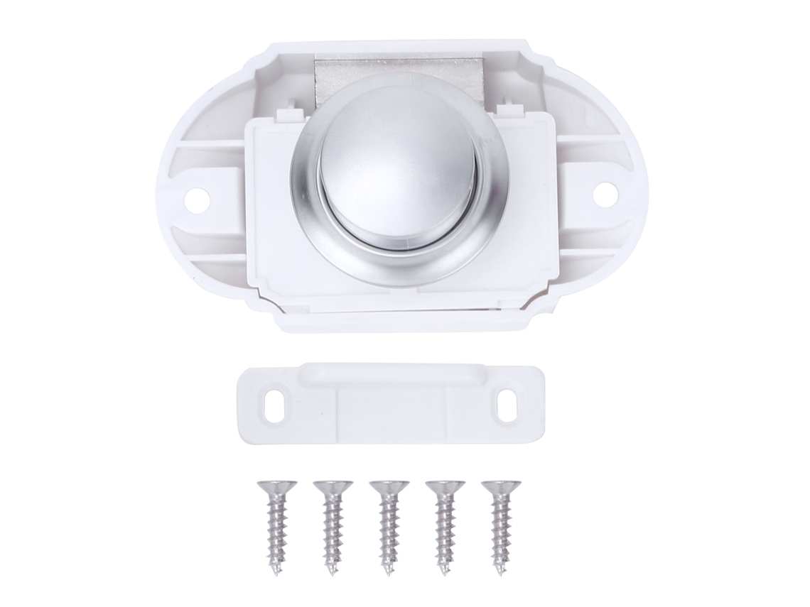 Cerradura Sem Chave Empurrar Puxar Para Caixa De Rv Veículo Pearl Chromium P02w Ch
