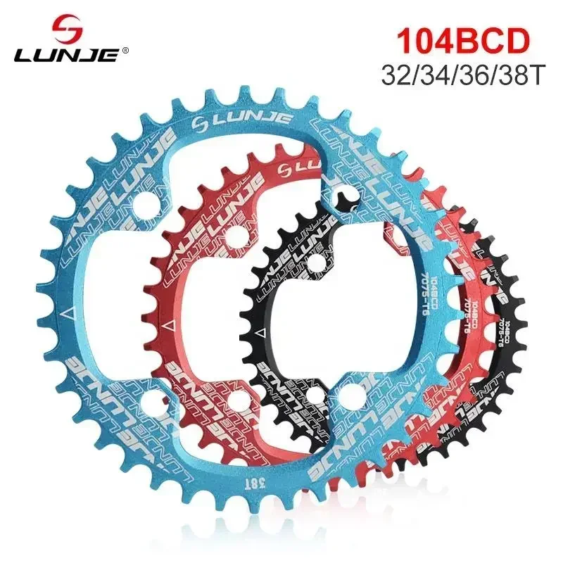 Pedivela Lunje Mtb 104bcd 38t Coroa Estreita E Larga Para Mountain Bikevayotoy