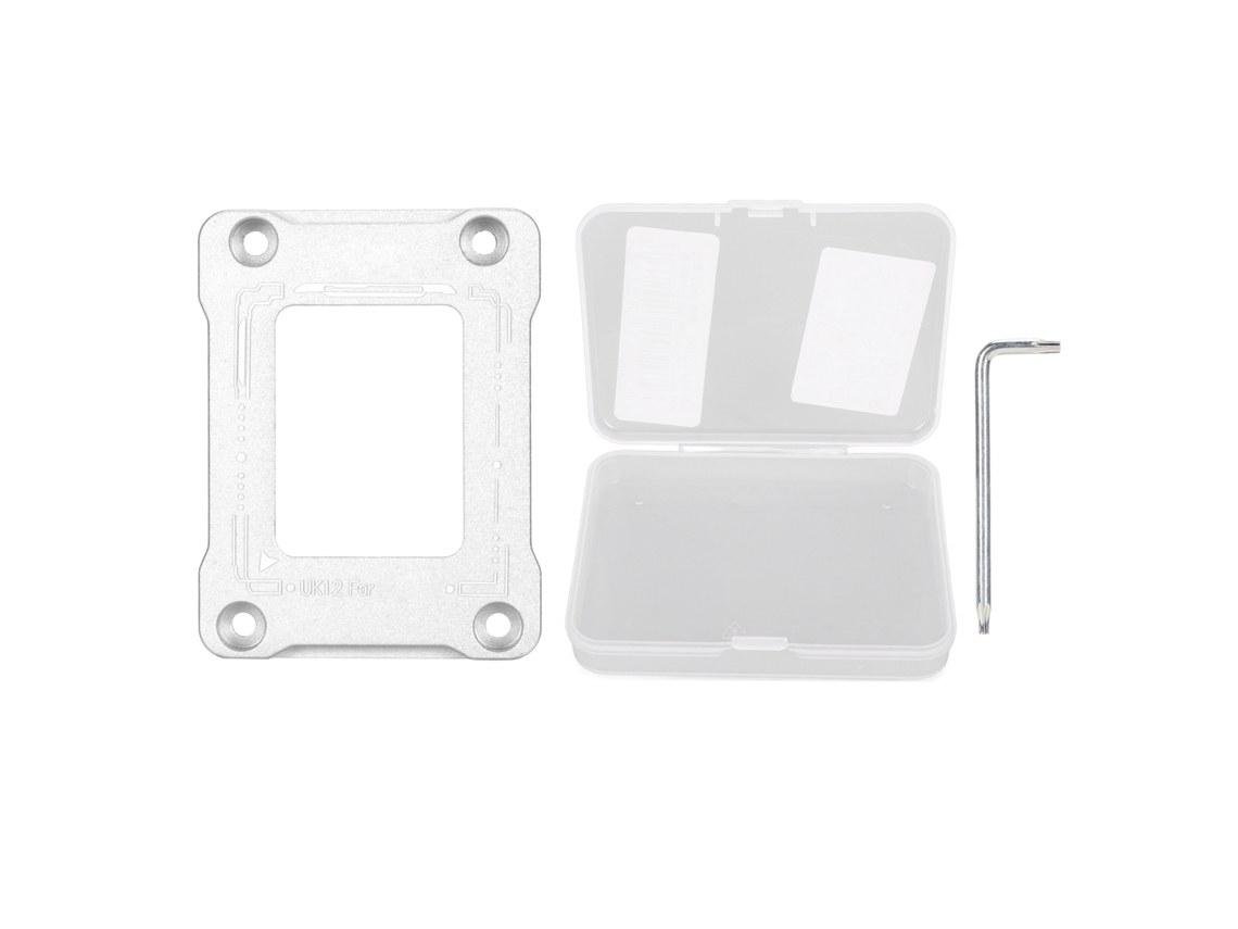 Fixador Anti-dobra Bcf Lga1700 Para Cpu Intel 12ª/13ª Geração Prensa De Pressão De Dobra Fixa Prata