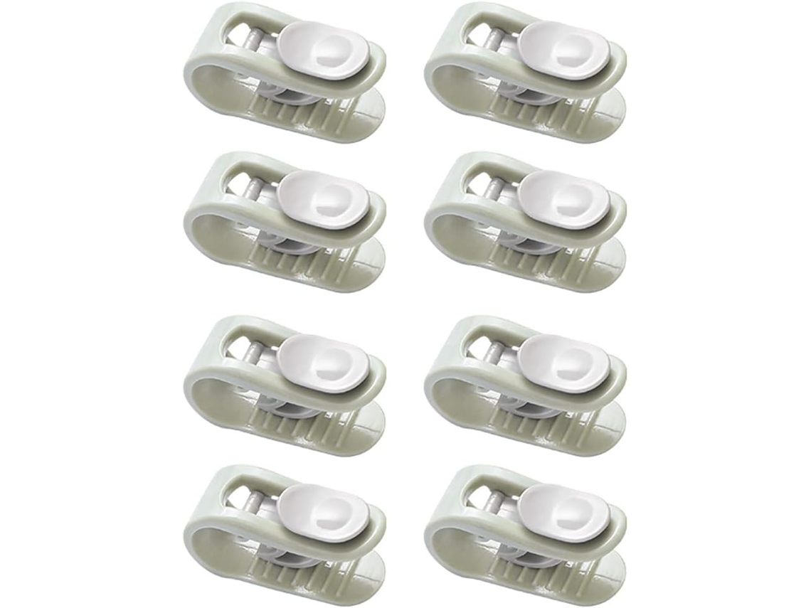Conjunto De 8 Prendedores De Edredom Antiderrapantes Sem Agulha Para Roupas De Cama, Colchas E Meias. Aquaforge