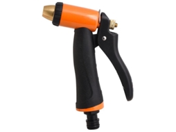 Pistola riego manguera metal soft-touch regulable