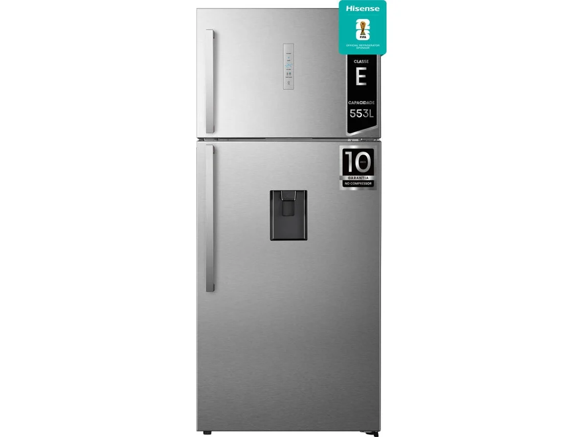 Frigorífico Combinado HISENSE RT728N4WCE (No Frost - 185,2 cm - 552 L - Inox)