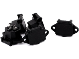 Conjunto de 5 Adaptadores de Tomada Macho Iec320 C14 Ac 250v 10a com Tampa de Mola. CHABERLU
