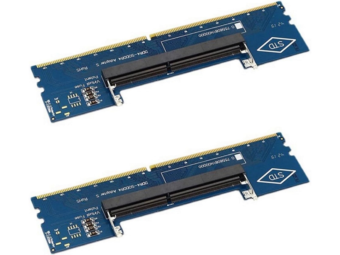 Placa Adaptadora de Teste para 2 Módulos de Memória Ddr4 de Laptop. SFUSHOS