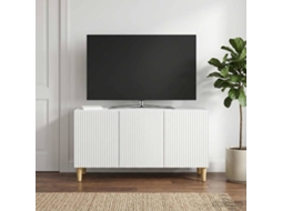 Vidaxl Gabinete Para Tv Branco 99 X 34,5 X 50 Cm Derivados De Madeira