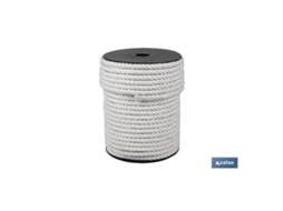 Carrete cuerda nylon mate (4/cabos) 6mm 100 m