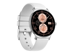 Smartwatch Ultrafino Feminino Para Esportes Ao Ar Livre Design Moderno Notificações Inteligentes E Monitoramento De Saúde Prata Yizhood