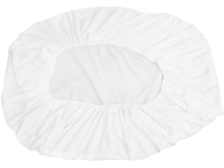 Lençol de Baixo com Elástico, Branco, Feito Algodão. Protetor Colchão Confortável para Proteção e CHABERLU