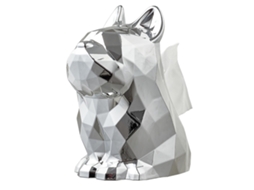 Porta toalhas de Parede de Bulldog Francês S/MARCA Galvanizado Decorativo para Casa