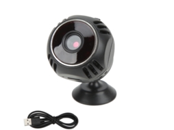 Mini Câmera Wi-Fi 1080p HD com Visão Noturna, Câmera de Segurança Compacta com Detecção de Movimento LAXISCREED