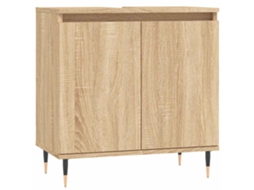 Armário Casa de Banho em Derivados de Madeira Carvalho Sonoma MAISON EXCLUSIVE (58x33x60 cm)