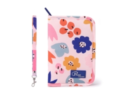 Porta passaporte com Estampa Floral AQUAFORGE