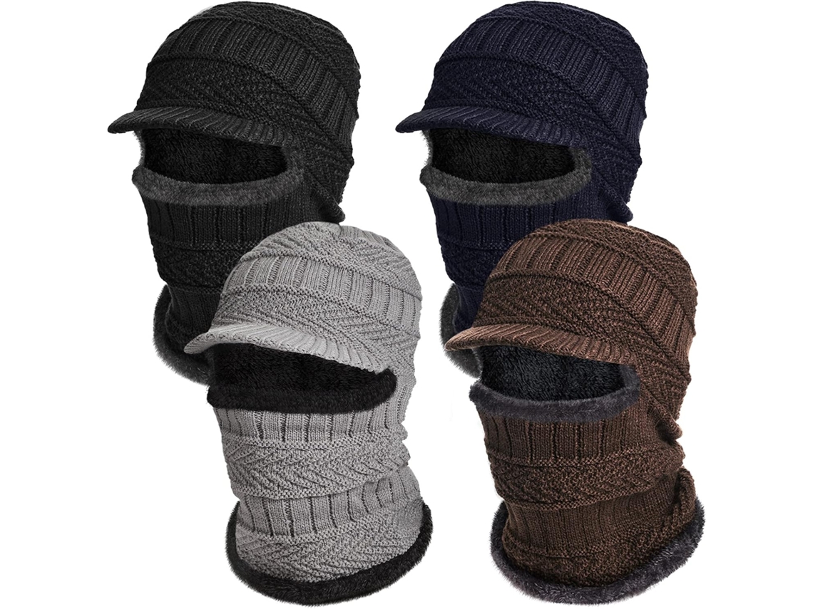 Balaclava Malha Ood, Máscara de Pesca de Inverno, Máscara Facial para Esqui, Polaina de Pesca BRILVIBERA