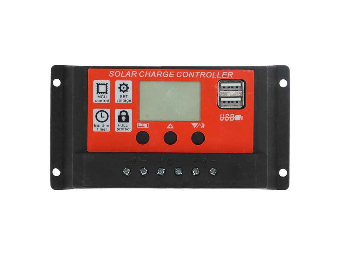 Controlador de Carga Solar 12v/24v 10a com Proteções S/MARCA